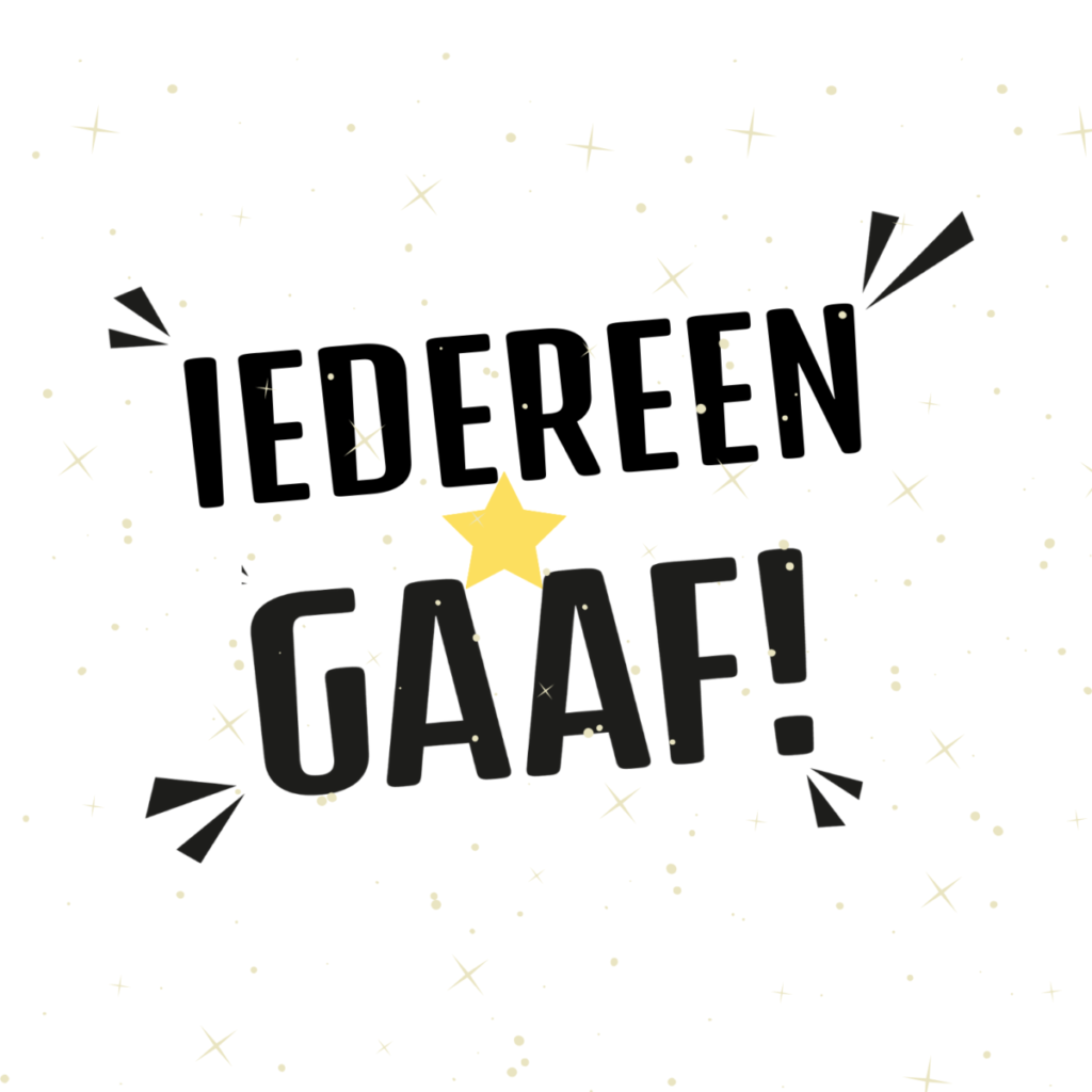 Digitaal schoolfeest "Iedereen GAAF!"