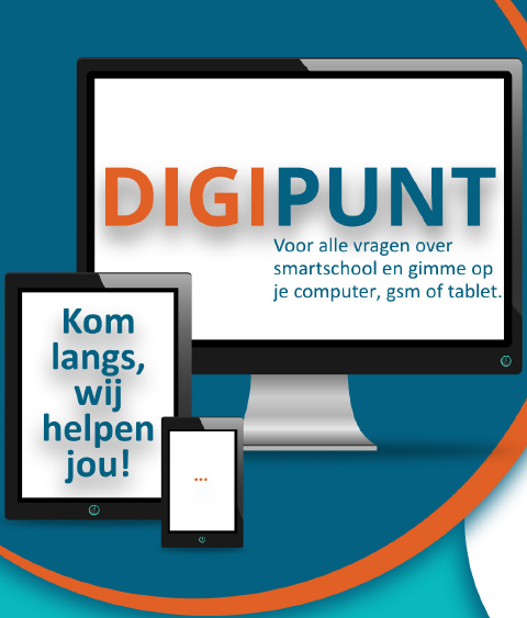 Digipunt 3 voor ouders: Hulp bij het gebruik van Smartschool en Gimme